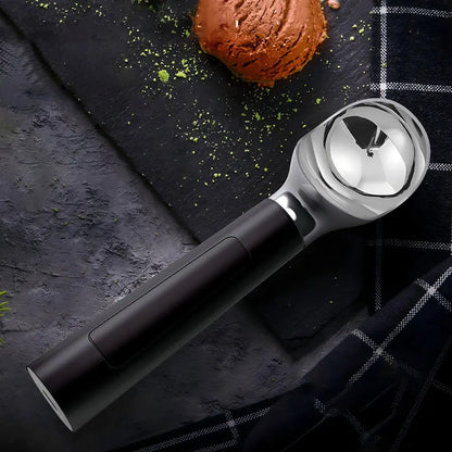Electric Heated Ice Cream Scoop, Rechargeable Scooper For Hard Icecream, Self Heated Spoon Rust-proof Metal Easy Clear Gadgets